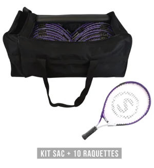 Afbeelding van JR T500 19'' racketkit (1 tas + 10 rackets)