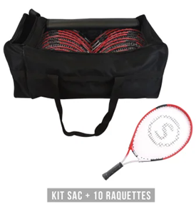 Afbeelding van JR T600 21'' racketkit (1 tas + 10 rackets)