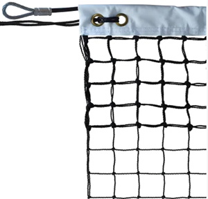 Afbeelding van Bekabeld PE-tennisnet 2 mm mesh 45 - verdubbeld over 6 rijen (elk)