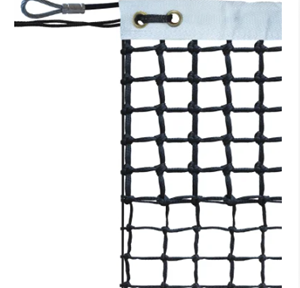 Afbeelding van PE tennisnet gevlochten 3mm mesh 45 - verdubbeld over 6 rijen (elk)