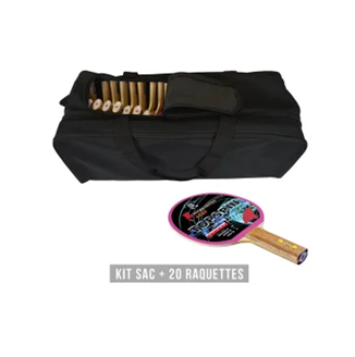 Afbeelding van Topspin racketkit (1 tas + 20 rackets)