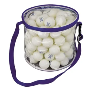 Afbeelding van Zak met 100 witte ballen