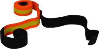 Bande élastique auto-agrippante Orange/Jaune 6 à 12 m