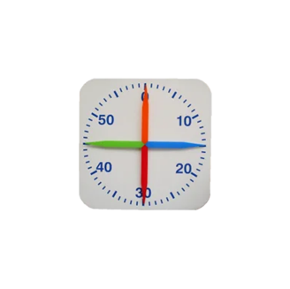 Chronomètre piscine 4 aiguilles (80x80cm)