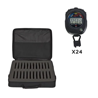 Kit 24 chronomètres SCO + mallette souple