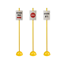 Lot de 5 supports affiche