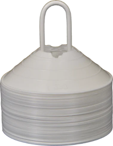 Multimarqueurs extra souples avec encoches Blanc (lot de 40)