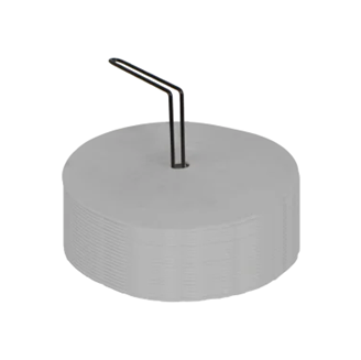 Lot de 20 disques de repérage - blanc
