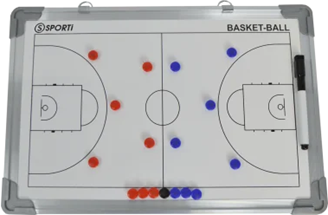 Petit tableau recto-verso basket-ball 30x45cm