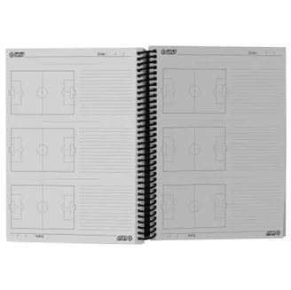 Carnet coach à spirales Football A4