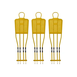 Kit 3 Mannequins 180cm - Jaune ref.063452