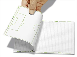 Bloc-notes football Taktifol