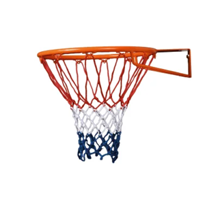 Filet basket tressé PP 4mm bleu, blanc, rouge (la paire)