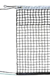 Filet tennis Roland Garros PE tressé 3mm maille40-doublé sur 7 rangs