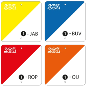 Kit de 40 balises orientation plastique