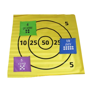 Kit découverte cible 1mx1m + lot de 10 sachets numérotés