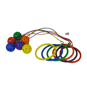 Lot de 6 balles au pied