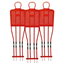 Kit 3 Mannequins 180cm - Rouge réf.063475