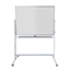 Tableau blanc pivotant sur roulettes