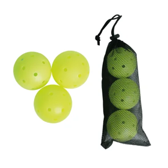 Lot 3 balles pickleball INDOOR