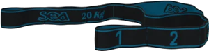 Bande élastique fitness force 20 Anthra/Turquoise