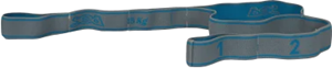 Bande élastique fitness force 15 Gris clair/Turquoise