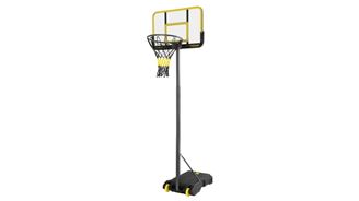Panier de basket transportable - Taille réglable de 1,5 à 2,1 m