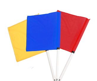 Drapeaux d'angle - Lot de 4 - Couleurs au choix