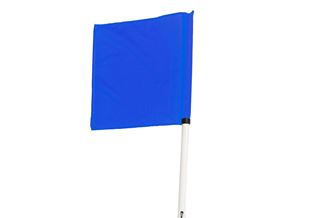 Lot de 4 drapeaux d'angle bleus FA013