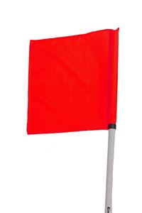 Jeu de 4 drapeaux rouges pour coin FA013