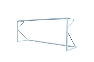 Mini-but aluminium 3 x 1m - Bleu