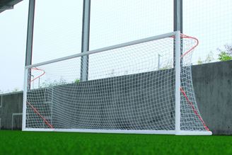 But de football transportable Pro à 8 - Rouge