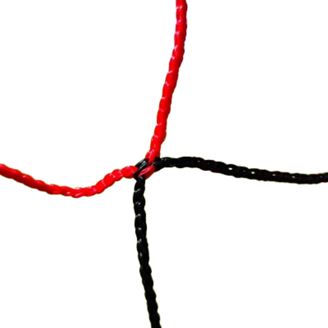 Filet de football - Continental - 4mm - Noir/Rouge