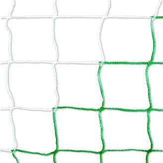 Filet de futsal 3 x 2 m - 3mm - Vert/Blanc