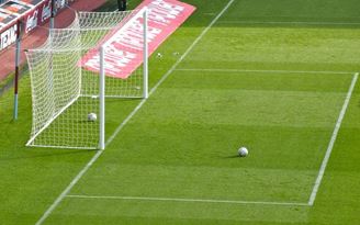 Filet de football - But à 11 - Boîte - 4mm Bleu