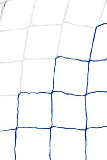 Filet de football - But à 11 - Boîte - 4mm Blanc/Bleu