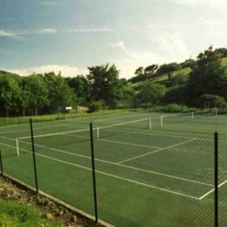 Filet de sécurité pour terrain de tennis