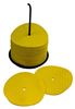 Lot de 24 marqueurs petits disques - Jaune