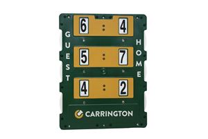 Tableau d'affichage de tennis 82x58 cm - Anglais