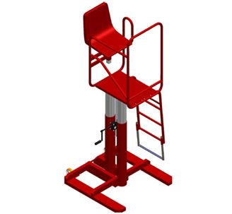 Chaise d'arbitre de volley-ball professionnel