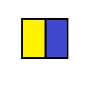 Drapeau pour poteau d'angle - différentes couleurs