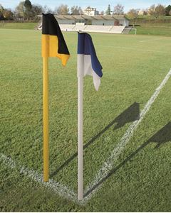 Poteau d'angle 50 avec manchon de sol