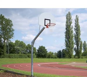 Système de basket-ball Court Royal avec rond de panneau GFK - différentes extensions