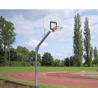 Système de basket-ball Court Royal avec rond de panneau GFK - différentes extensions