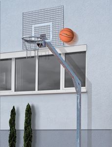Unité de Streetball Court Royal avec panneau arrière en grille - différentes extensions