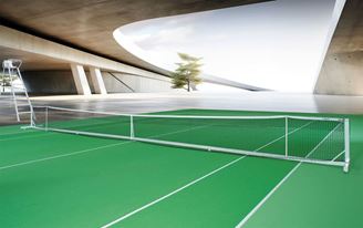 Filet de Tennis System Court Royal II Tournament blanc ou noir