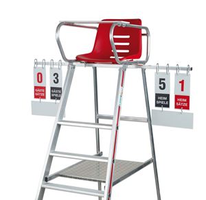 Chaise d'arbitre de tableau de bord