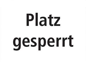 Panneau de cour fermée - Allemand