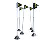 POWERLITE - 6 bâtons de slalom LED