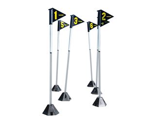 POWERLITE - 6 bâtons de slalom LED